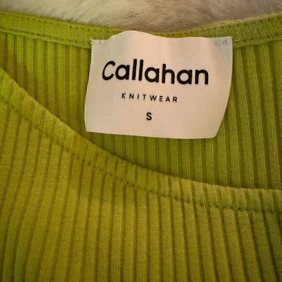 NWT Callahan ‘Leni’ Tank in Basil. Asymmetrical Front Drawstring, Size S. - Picture 8 of 10